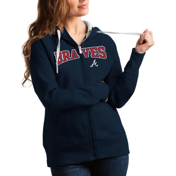 Antigua Navy Atlanta Braves Varsity Jacket - Picture 1 of 5